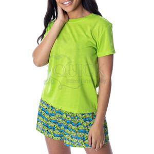 Taille élastique décontracté 100% coton au-dessus du genou solide respirant été femmes Shorts du Pakistan - Product Image 1