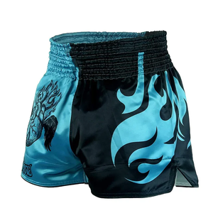 Shorts de combat Muay Thai MMA sur mesure, design personnalisé, tissu doux de haute qualité, taille élastique professionnelle, séchage rapide, pour hommes - Product Image 1