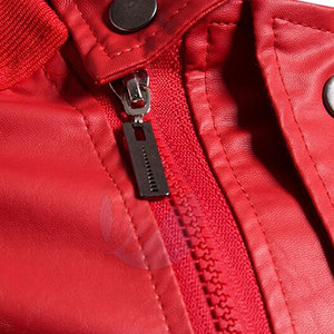 New 2025 <b>High</b> Street Fashion Men's Cowhide <b>Leather</b> Jacket with Standing Collar Winter Wear Low MOQ Customized Printing - Product Image 3