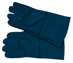 ถุงมือเชื่อมหนังวัวแบบแยกสำหรับงานหนักถุงมือทำงานเพื่อความปลอดภัยในอุตสาหกรรมหนังสำหรับการป้องกันมือ - Product Image 4