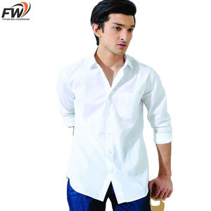 Nouvelle Collection Chemises Habillées en Flanelle Anti-plis pour Hommes, 100% Coton, Manches Longues, Vente en Gros, Vêtements Masculins Tendance - Product Image 2