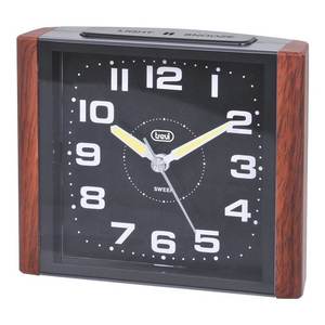 Réveil vintage SL 3095V en bois, horloge de bureau et de table par Trevi - Product Image 1