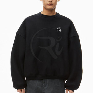 Sudaderas de gran tamaño para hombre de calidad superior Basics Slim Fit algodón poliéster hecho sudaderas de gran tamaño para hombres - Product Image 1