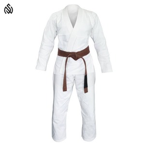 Meilleure vente Ensemble chemises et pantalons 2 pièces de karaté Impression de logo personnalisable Combinaison de karaté Jiu Jitsu réglable - Product Image 1