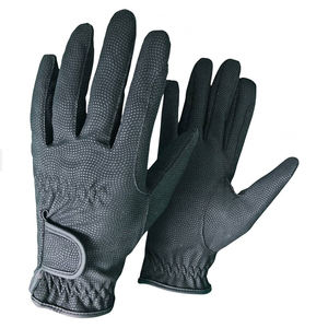 Gants d'équitation pour femmes, best-sellers du fabricant, dernier design personnalisé avec logo, respirants, marron, pour le polo. - Product Image 3