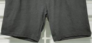 Shorts d'été décontractés pour hommes en toile mélangée, respirants, coton/polyester, taille mi-haute, cordon de serrage à embout métallique, motif uni - Product Image 4