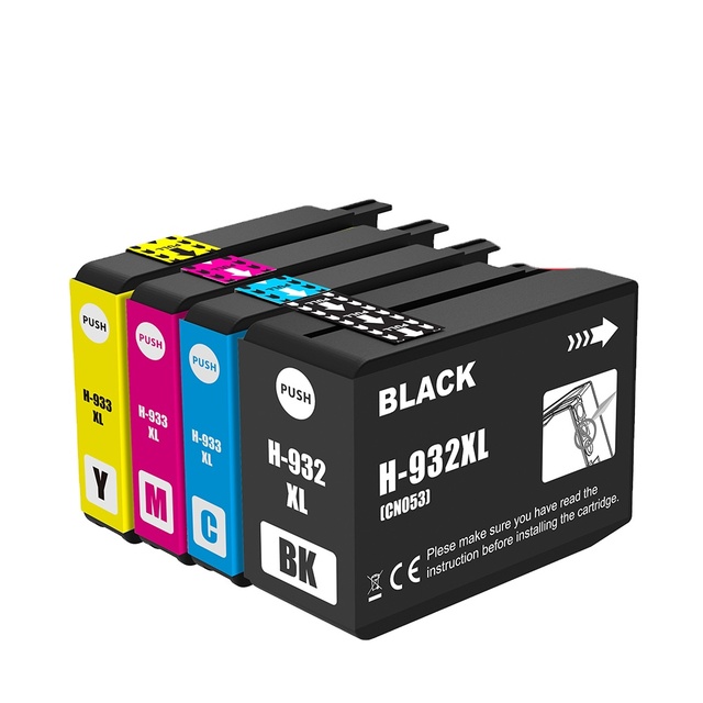 Tatrix 932 932XL 933 933XL Premium Color Compatible Printer Inkjet Ink Cartridge for HP 7612 Officejet 7610 7510