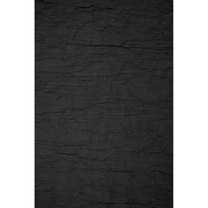 Black Polyester Rectangular Plain Scarf - Product Image 2