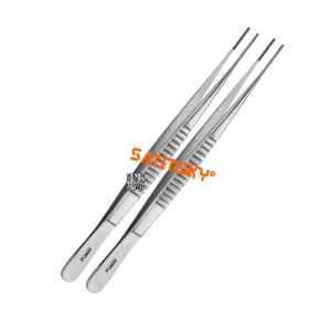 Fórceps DE tejido atraumático DE BAKEY 20 CM Instrumentos de microcirugía Manual de acero inoxidable Certificado CE Clase III - Product Image 2