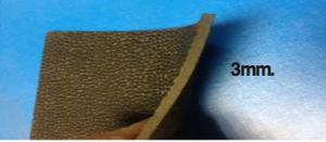 Alfombra de Goma/Rollo de caucho-rugoso-grosor phòng tập thể dục 3mm - Product Image 3