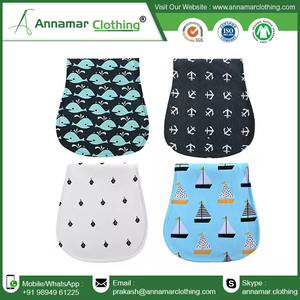 3-layer 100% Organic <b>Muslin</b> Cotton Burp <b>Cloth</b> With Custom Design logo Label and Packaging 3 Piece of Pack GOT Certified - Product Image 6
