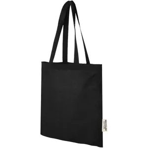 Sac fourre-tout en coton recyclé Madras, sac fourre-tout durable pour gadgets, pour une utilisation promotionnelle - Product Image 2