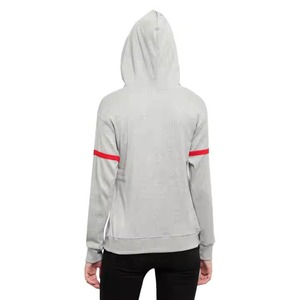 Sweat à capuche pour femme avec manches complètes légères Poches avant Logo personnalisable Design Long manteau d'hiver pour la vente en gros - Product Image 2