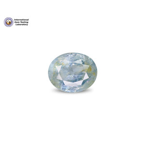 Saphir bicolore (Pitambari) de 4,82 carats, taille radiant, pierre brute, opale naturelle et topaze, couleur bleu royal - Product Image 1