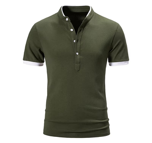 Venta caliente logotipo personalizado fuera de desgaste elegante Camiseta Hombre Golf Polo deporte desgaste ajustado Polo camiseta para hombres - Product Image 1