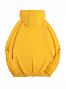 Meilleures ventes de sweats à capuche à manches longues pour hommes fabriqués sur mesure avec des basiques noirs et multicolores en coton mélangé teint uni pour l'hiver - Product Image 2