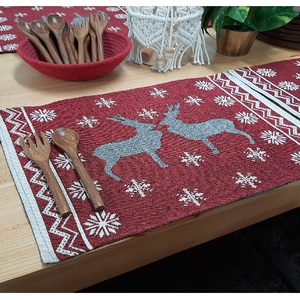 Eco-friendly Non-toxic Linen Placemat Sublimation <b>Table</b> Mats Good Quality Dining <b>Table</b> Mat 12X18'' Waterproof Custom Japan Style - Product Image 6