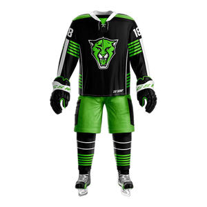Uniforme de hockey sur glace réversible de qualité supérieure logo personnalisé et taille unisexe prix de gros à bas prix pour l'équipe OEM - Product Image 2