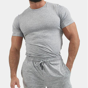 Conjunto de Ropa Casual de Verano para Hombre 2025, Camiseta de Manga Corta Holgada y Pantalones Cortos, Dos Piezas, Algodón Puro, Secado Rápido, para Actividades al Aire Libre - Product Image 5