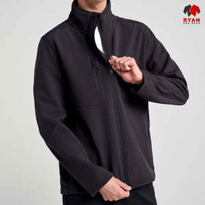 Chaqueta Softshell de Diseño Personalizado Ryan Pro Gear para Hombre, Cierre de Cremallera, Tela Transpirable con Logotipo Personalizado, Impermeable - Product Image 1