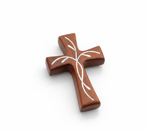 Decoración de Pared con Cruz Cristiana de Madera Natural de Alta Calidad, Decoración Religiosa Rústica para el Hogar y la Capilla - Product Image 5