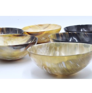 Plateau à fruits secs en corne de buffle au design innovant Table à manger Design décent Décoration de table décorative Made in India - Product Image 6