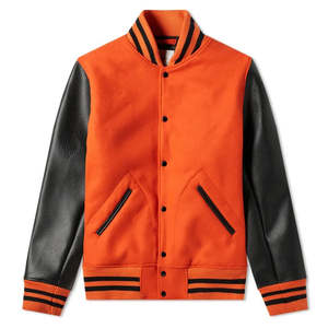 แจ็คเก็ตหนังแกะคุณภาพสูงสำหรับผู้ชาย ทรงสลิมฟิต คอตั้ง เป็นมิตรกับสิ่งแวดล้อม กันน้ำ ใส่ได้สองด้าน แฟชั่นวิทยาลัย ฤดูหนาว 2024 - Product Image 6