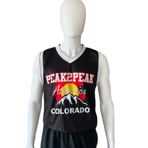 Venta al por mayor de camisetas de baloncesto impresas por sublimación personalizadas para hombres, uniformes de equipo transpirables, ropa deportiva OEM para clubes y escuelas - Product Image 1