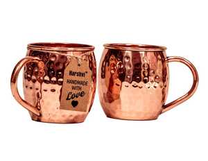 Wonder care -Premium Moscow Mule Mixology Tasse à boire Tasse faite à la main 100% tasses en cuivre pur avec repose-pouce Gardez les boissons glacées au froid. - Product Image 2