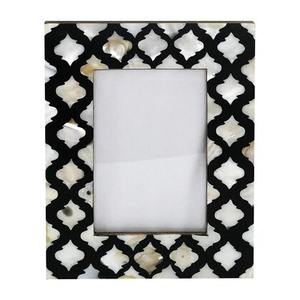 Cadre photo en nacre Cadre photo en incrustation MOP pour décoration Cadre photo en incrustation de nacre et d'os - Product Image 2
