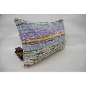 Multicolor 16x24 Inch Wool <b>Kantha</b> Mosaic Paisley Patchwork Pillow Vintage Woven Grape Design Decorative & <b>Throw</b> Pillow - Product Image 3