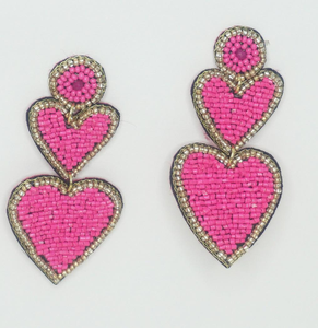 Pendientes de Moda con Bordado, Hechos a Mano con Cuentas, Joyería de Acero Inoxidable para Mujeres y Niñas, Chapados, Novedad - Product Image 3