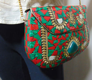 Bolso de noche de piedra de embrague de cristal de diseño personalizado al por mayor - Product Image 6