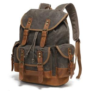 Wholesale trendy durable printed Fashion high quality Outdoor Comfortable <b>Stylish</b> high Manufacturer leather drawstring <b>backpack</b> - Product Image 2