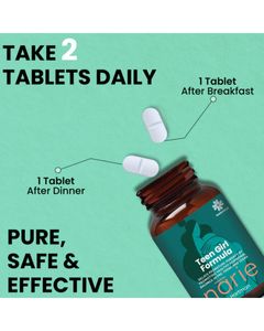 Fórmula para chicas adolescentes con Shatavari Ashoka Chasteberry para el apoyo de la pubertad, alivio del dolor, equilibrio hormonal y regularidad menstrual - Product Image 4