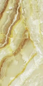 กระเบื้องปูพื้นเซรามิกขัดเงาสีดำลายหินอ่อนใหม่ขนาด60x120ซม. ดีไซน์ด้านบนเคลือบมันดีไซน์ใหม่ท่ามกลางสีเหลือง - Product Image 2