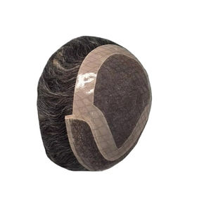 Peluca de Cabello Humano Taz Hair BD, Ondulado, Prótesis Capilar, 100% Cabello Remy Chino, con Frente de Encaje y Base Mono - Product Image 6