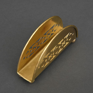 ที่ใส่ทิชชู่ทองเหลืองสำหรับโต๊ะอาหารอุปกรณ์ตกแต่งสำหรับงานแต่งงานที่ใส่กระดาษทิชชู่ทองเหลือง - Product Image 1