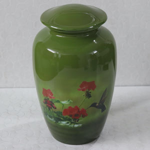 Urna artesanal de metal de la mejor calidad altamente solicitada para cremación/recuerdo de adultos para guardar las cenizas de los seres queridos - Product Image 4