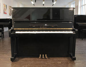 Piano Vertical KAWAI Kawai BL12, Acabado Negro Brillante, Sonido Rico, Interpretación Musical Profesional, Piano de Exportación, Construcción Duradera - Product Image 1