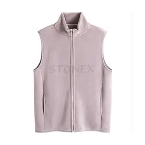 Warm Sleeveless Zip Up Best Quality Polar Fleece Vest For Girls Breathable Comfy Winter Women Vest