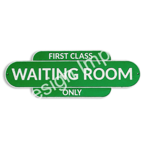 ป้ายโลหะติดผนังสำหรับห้องรอสีเขียวทำมือป้ายทั่วไปสำหรับตกแต่งงานสั่งทำ - Product Image 1