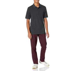 Athletic Slim Fit 100% algodón estampado personalizado para Polo de secado rápido manga corta antiarrugas de talla grande precio barato en Pakistán - Product Image 4