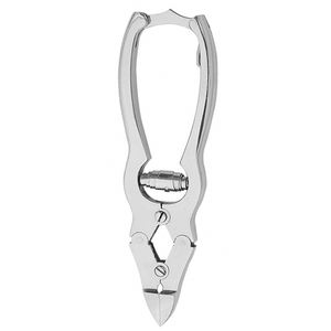 Coupe-ongles professionnels lames tranchantes aciers à haute teneur en carbone Double Action baril coupe-ongles à ressort pour la beauté - Product Image 1