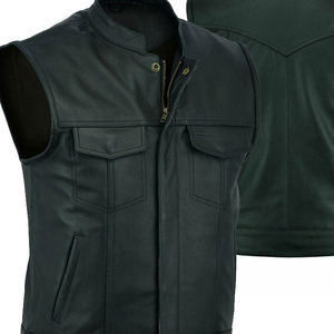 Chaleco de invierno de cuero transpirable de moda de alta calidad para hombre, chaleco deportivo para uso al aire libre con bolsillos - Product Image 6