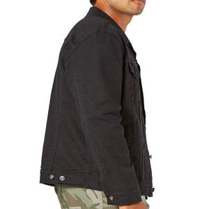 High Street Painted Mens Jean Jacket Venta al por mayor Custom Made Mens and Womens Jeans Jackets - Product Image 3