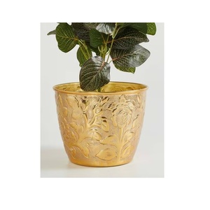 Top Trending Most Popular Antique Design Floor Planter Indoor Living Room Decoration Handmade Balcony Metal Flower <b>Pot</b> - Product Image 2