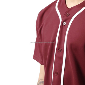 Maillot de baseball et de softball à boutons personnalisé de haute qualité pour hommes, design respirant, taille personnalisée, impression par sublimation incluse - Product Image 6