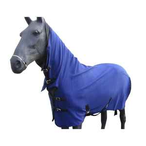 Couverture de tapis d'écurie pour chevaux Couverture polaire de voyage légère et complète pour le cou saisonnière - Product Image 4