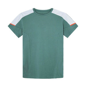 เสื้อยืดแขนสั้นผู้ชายแบบแห้งเร็วสั่งทำขายส่ง คุณภาพสูง ผ้าฝ้ายถัก 100% ปักตัวอักษร แบรนด์ส่วนตัวสั่งทำได้ - Product Image 6